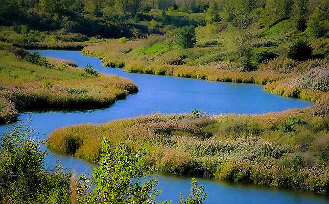  Photograph - Meandering by JenEric Photos - David Eric Owen