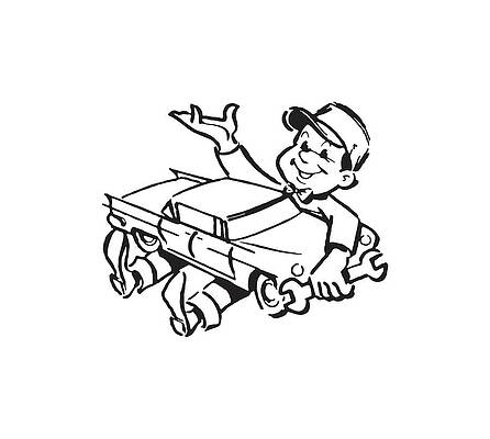 Premium Vector  Single one line drawing mechanic standing with crossed  arms and holding wrenches auto service concept continuous line draw design  graphic vector illustration