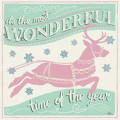 Christmas Reindeer Paintings Fine Art America