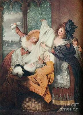 Wall Art - Drawing - Merry Wives Of Windsor Act IIi, Scene by Print Collector