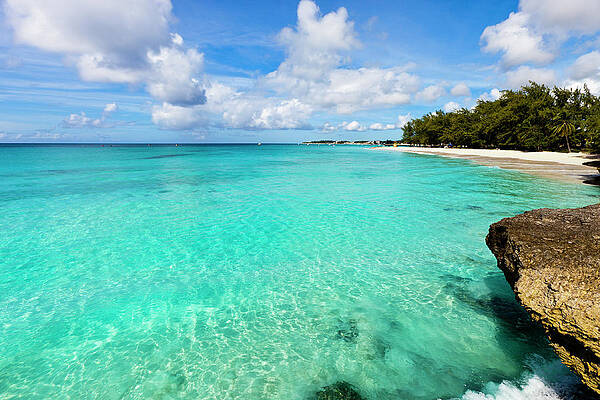 Crystal Clear Water Of Barbados by Flavio Vallenari
