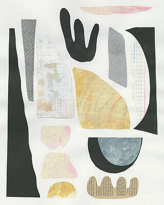 Wall Art - Painting - Mixed Shapes V by Courtney Prahl