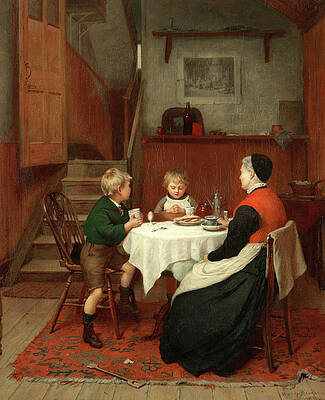 People Eating Paintings Fine Art America