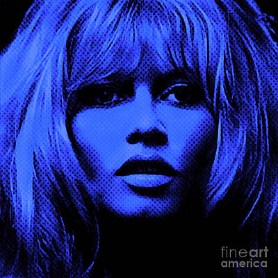Motiv Brigitte Bardot XXL 90cm x 90cm Leinwand Pop Art/Malerei/StreetArt/Bild 