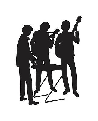 Wall Art - Drawing - Musical Trio by CSA Images
