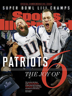 2004 New England Patriots Super Bowl 39 (xxxix) Champions Sports  Illustrated Commemorative Tom Brady Cover