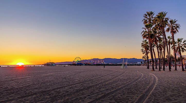 Wall Art - Photograph - Blue And Gold Sunset by Gene Parks