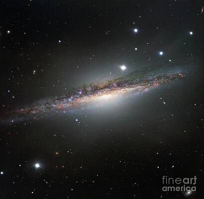 Wall Art - Photograph - Ngc 1055 Spiral Galaxy by Science Photo Library
