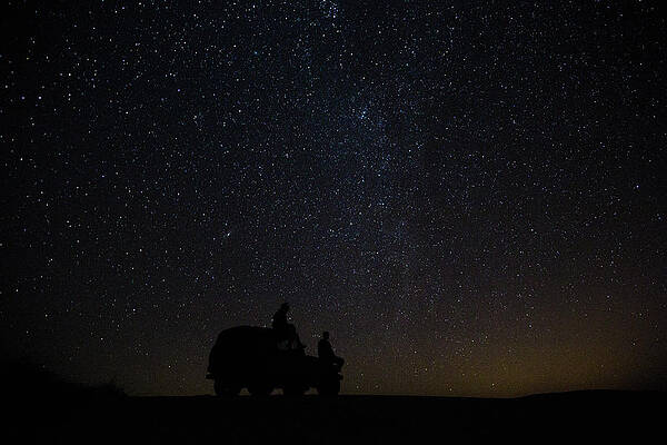 Night Sky  by Mohamed Al-Zadjali