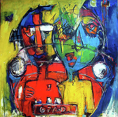 Human Face Abstract Paintings Page 11 Of 12 Fine Art America