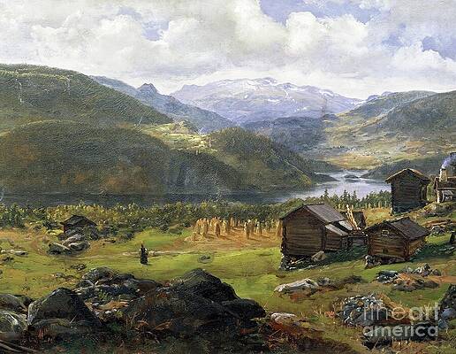 Johan Christian Clausen Dahl、希少画集、新品額装付