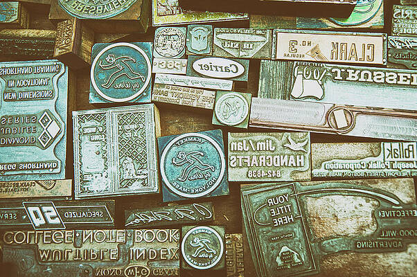 Nostalgia Set of Old Rubber Stamps by Zina Zinchik Nostalgia Set of Old Rubber Stamps by Zina Zinchik