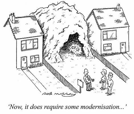 Wall Art - Drawing - Now, It Does Require Some Modernisation by Rob Murray