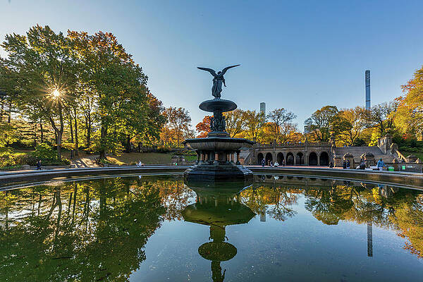 Bethesda Fountain Photograph by Heidi Reyher - Pixels