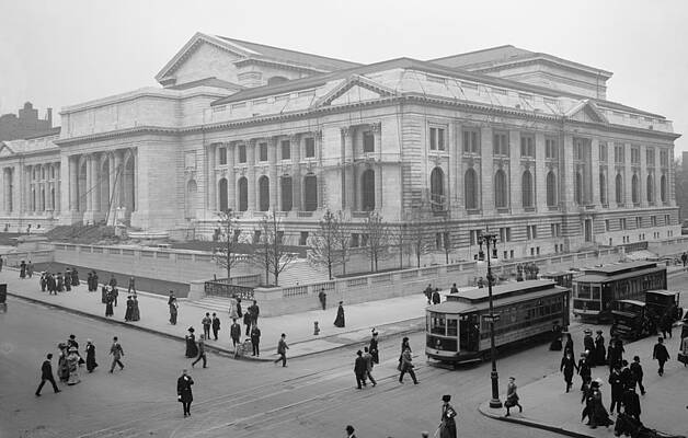 Wall Art - Photograph - Ny Public Library, Main Branch by Science Source