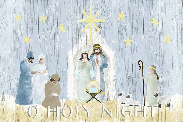 O Holy Night Sky Art by Alethea and Ruth