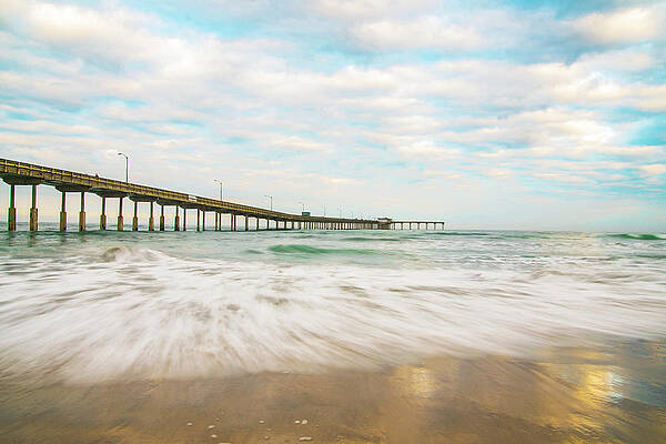 Wall Art - Photograph - Ocean Beach Pier at sunrise by Local Snaps Photography