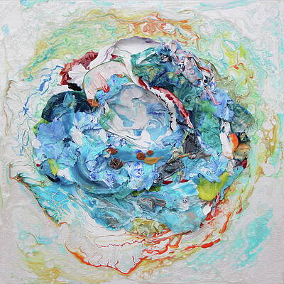 3d Wall Art featuring the painting Octopus' Garden 2 by Madeleine Arnett