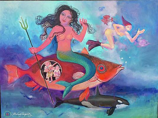 Realistic Mermaids Art Fine Art America