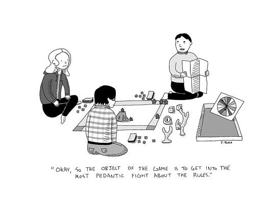 Wall Art - Drawing - Okay, So The Object Of The Game Is To Get Into The Most by Ellie Black