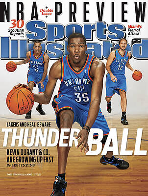 2016 Kevin Durant OKC Oklahoma City Thunder Sports Illustrated NO LABEL May 30 