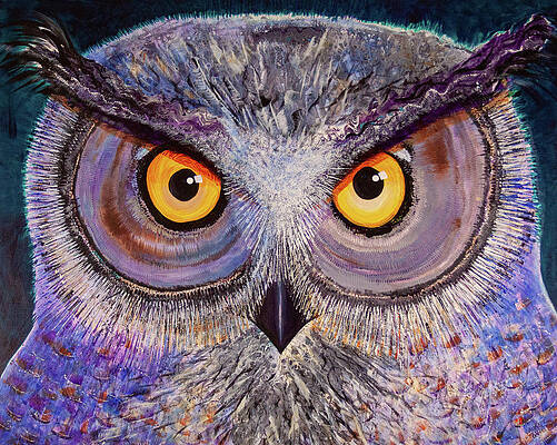 Wall Art - Painting - OL Fathead by Laurel Bahe