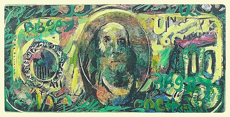 100 Dollar Bill Paintings Fine Art America