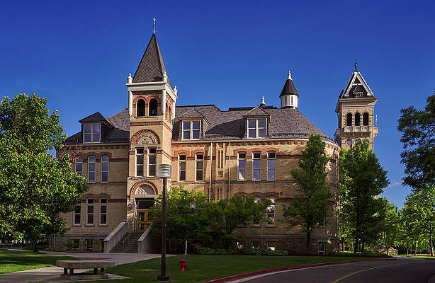 Old Main Agricultural college of Utah Logan Utah Go Aggies by TL Mair Old Main Agricultural college of Utah Logan Utah Go Aggies by TL Mair