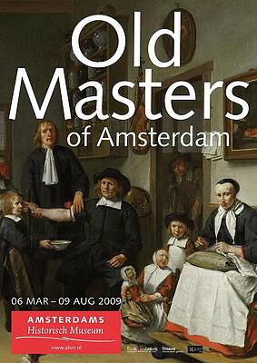 Wall Art - Painting - Old Masters Of Amsterdam by Studio Berry Slok