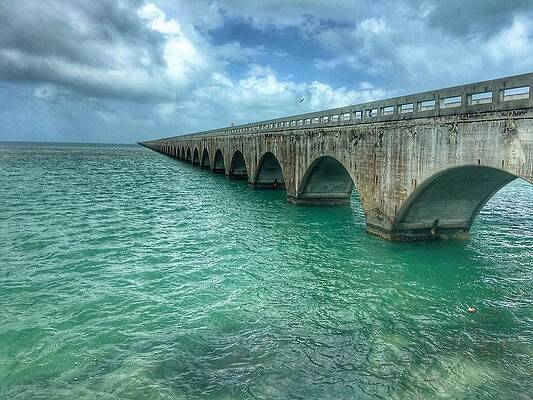 Old Seven-Mile Bridge by Wollard Designs by Pamela Wollard