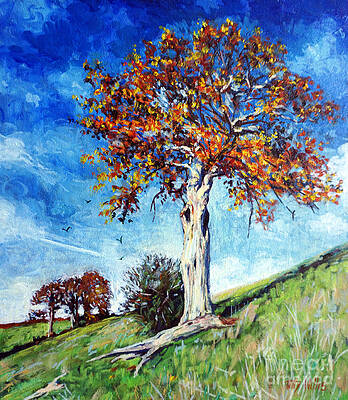 Wall Art - Painting - Old Survivor by Tilly Willis