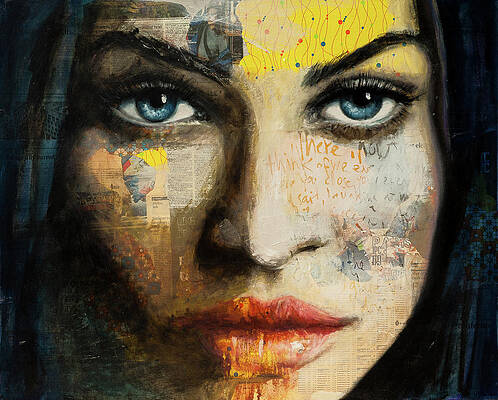 Female Face Paintings Fine Art America