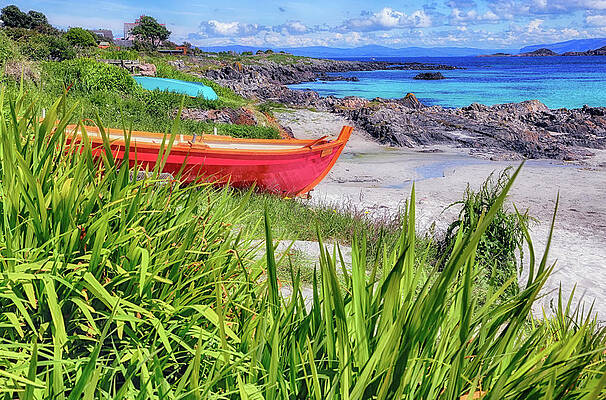 On the Shores of Iona - Scotland - Colorful Boats by Jason Politte On the Shores of Iona - Scotland - Colorful Boats by Jason Politte