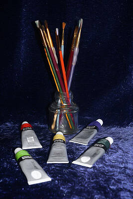 Paint and Brushes by Pamela Walton Paint and Brushes by Pamela Walton