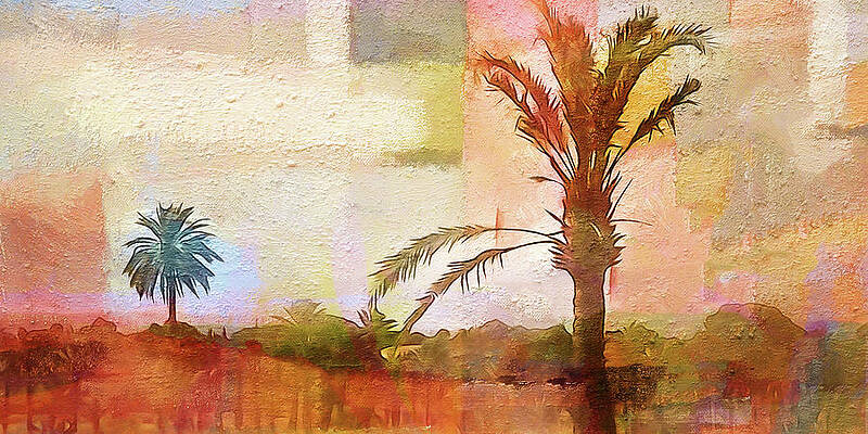 Abstract Palm Tree Paintings Fine Art America