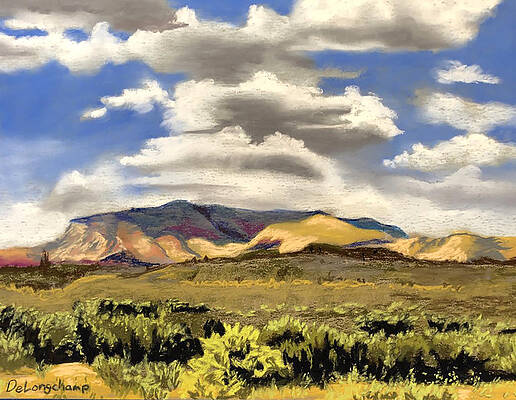 Pastel Desert by Gerry Delongchamp Pastel Desert by Gerry Delongchamp