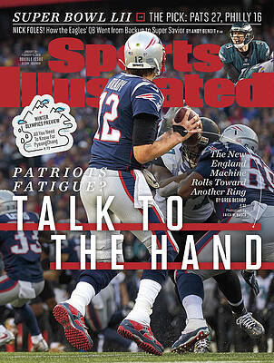 2018 Tom Brady New England Patriots REG Sports Illustrated NO LABEL January 29 