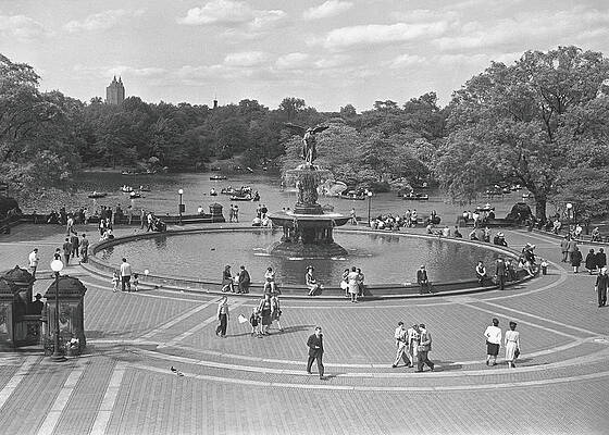 Bethesda Fountain in Central Park Photograph by Randy Aveille