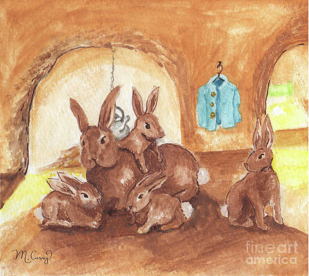 3 Peter Rabbit Beatrix Potter Wall Art Print Watercolor Printable Bunn –  Pink Forest Cafe