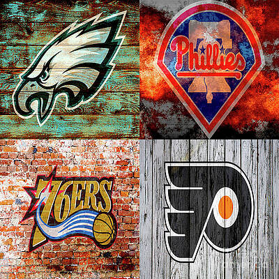Wall Art - Digital Art - Philadelphia Four by Steven Parker