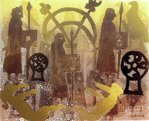 Celtic Warrior Painting by Mark Hausler - Pixels