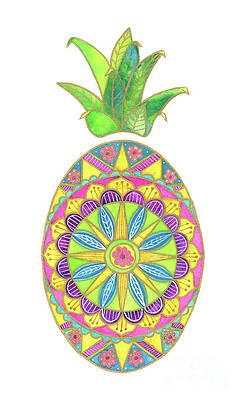 Pineapple Leaves Paintings Page 2 Of 2 Fine Art America