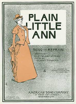 Wall Art - Painting - Plain Little Ann by Anonymous