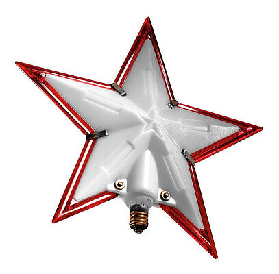 Wall Art - Drawing - Plastic Star Christmas Tree Topper by CSA Images