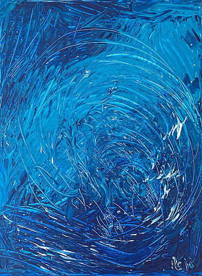 Wall Art - Painting - Polar Vortex by Raji Musinipally