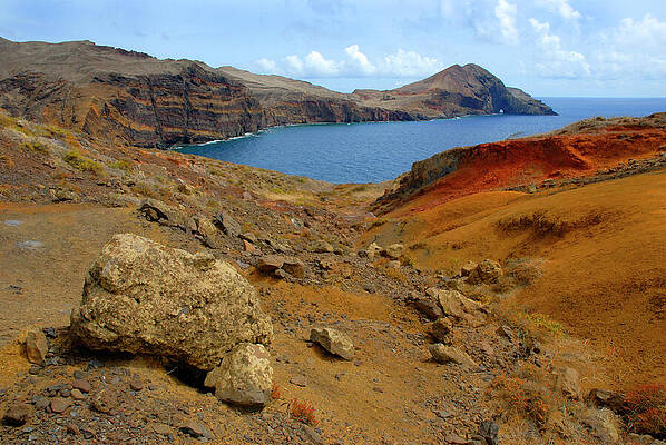 Wall Art - Photograph - Ponta De Sao Laurenco Nature Reserve, Madeira. October by Edwin Giesbers / Naturepl.com