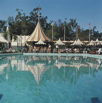 Palm Springs Fine Art Print Vintage Slim Aarons Beverly Hills Hotel Poolside Glamour Wall Art Gallery Lustre Photo