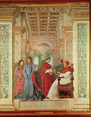 Bartolomeo Platina (1421-1481) Painting by Granger - Fine Art America