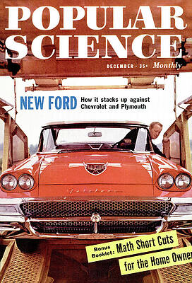Wall Art - Photograph - Popular Science Magazine Cover December 1958 by Popular Science