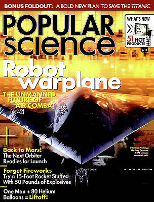 Wall Art - Digital Art - Popular Science Magazine Cover July 2005 by Popular Science
